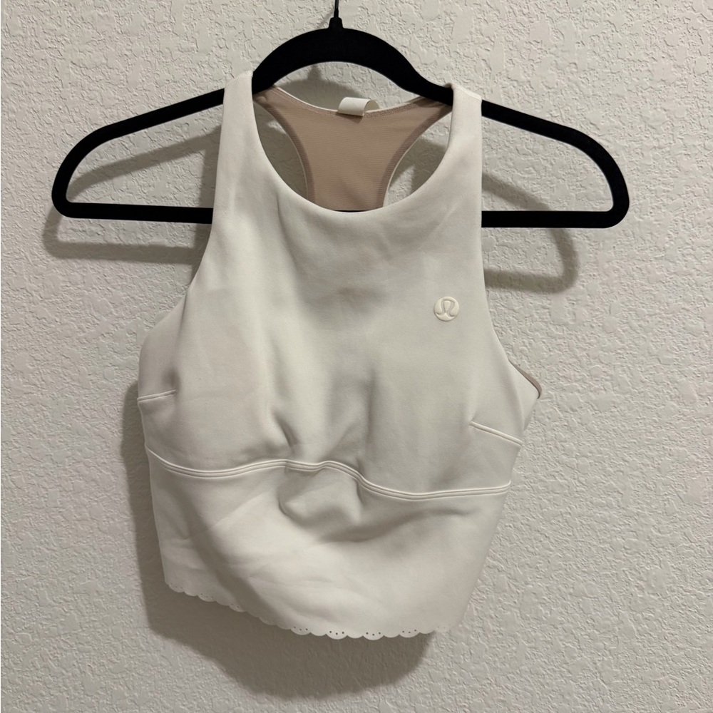 lululemon athletica Cream Crop Top